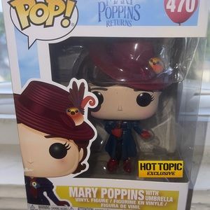 Hot Topic Exclusive, Mary Poppins Funko Pop.